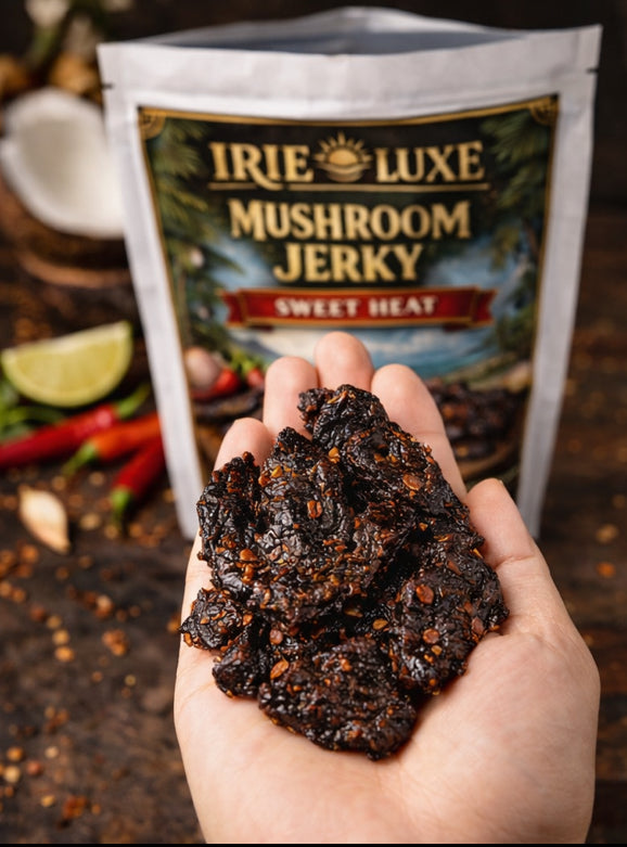 Irie Luxe Mushroom Jerky – Sweet Heat
